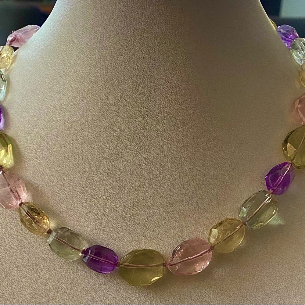 A collection of Sterling Silver, and Sterling Silver Vermeil, and gemstones.